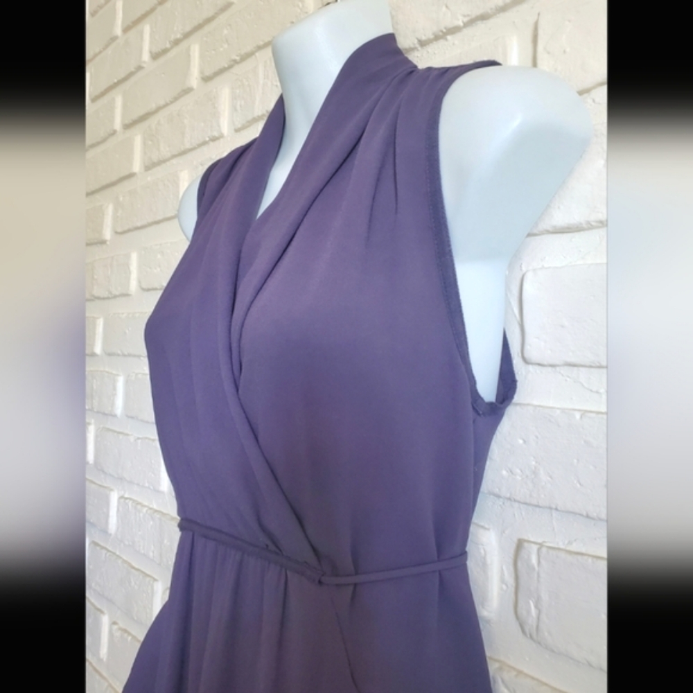 Wilfred Aritzia Sabine Mini Dress Eggplant Purple Size XXS - Picture 4 of 11